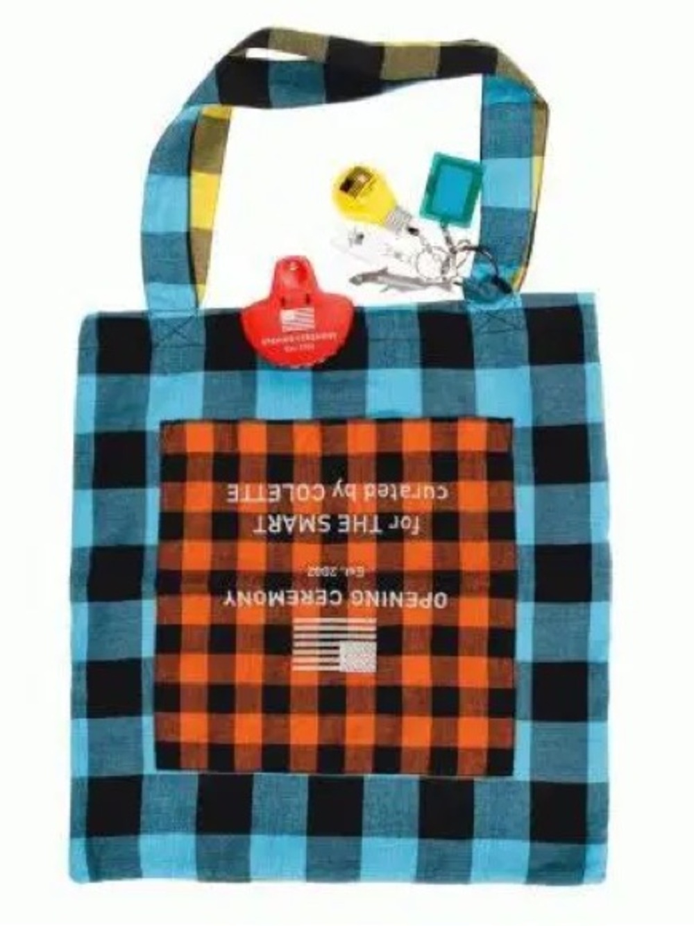 NWT Opening Ceremony x Smart x Colette Plaid Tote Bag